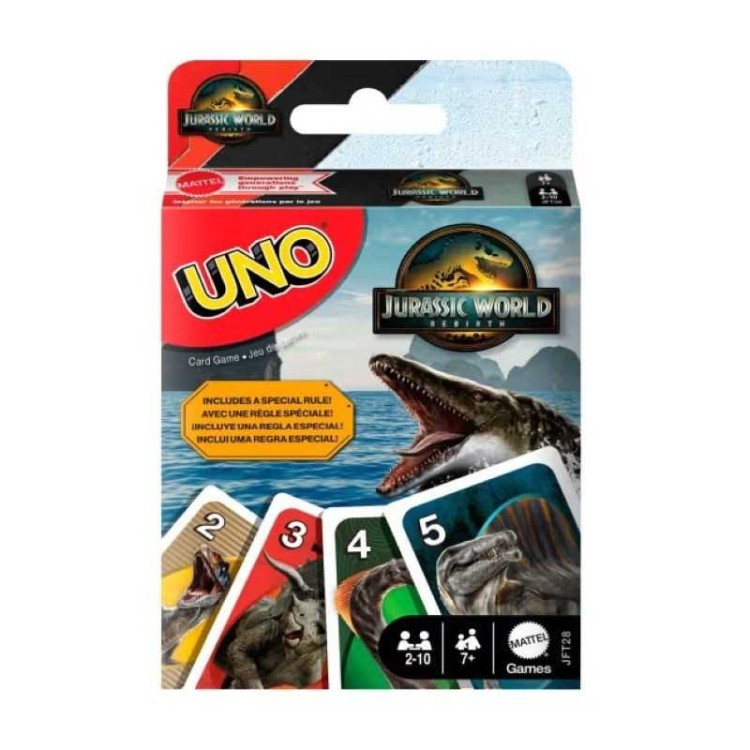 Uno Jurassic World Rebirth