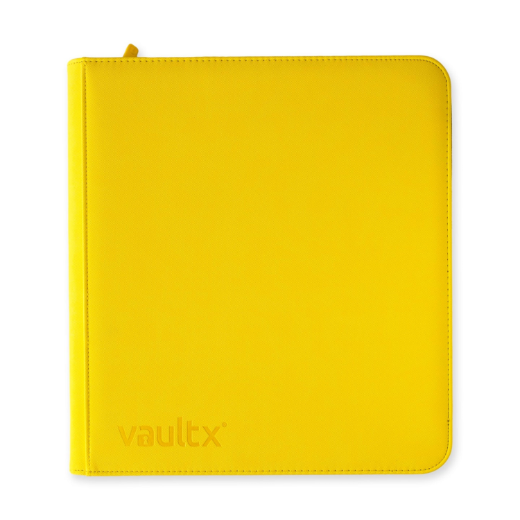 Vault X 12 Pocket Zip Binder XL Sunrise Yellow