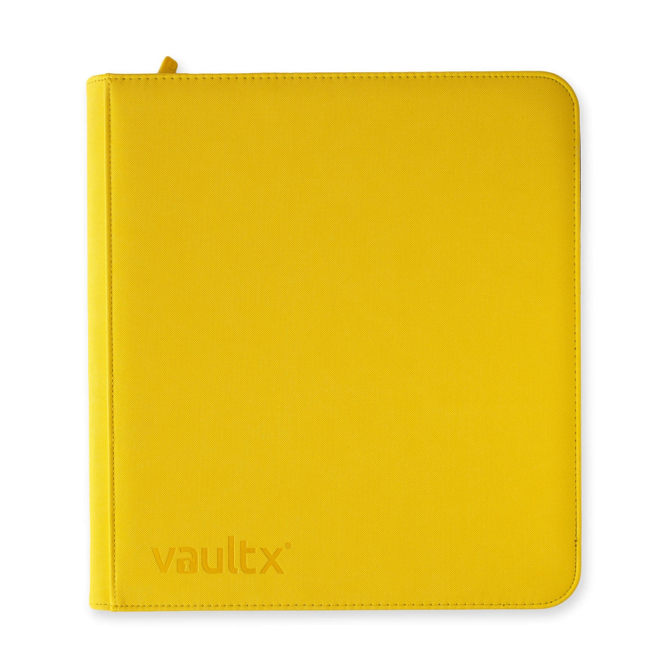 Vault X 12 Pocket Zip Binder Sunrise Yellow