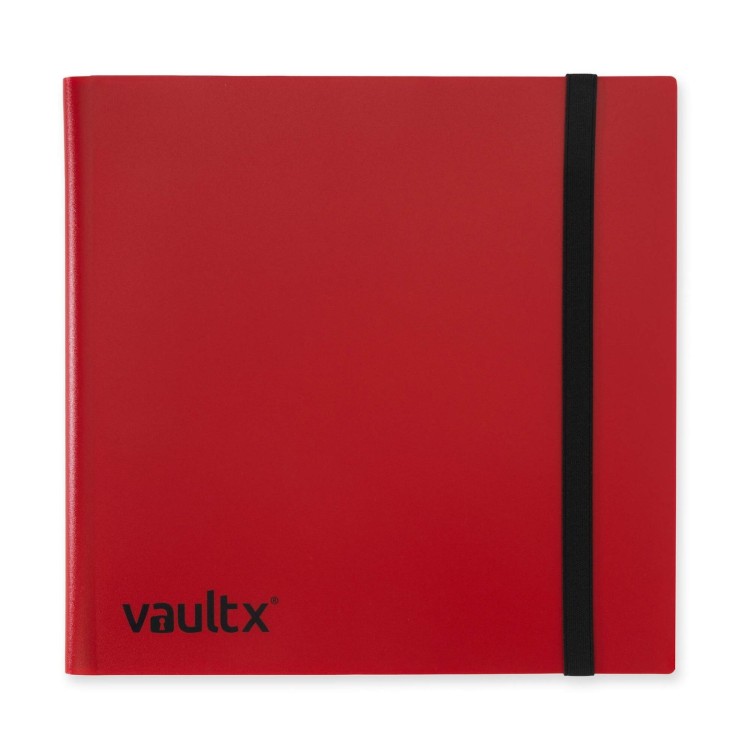 Vault X 18 Pocket Strap Binder Red
