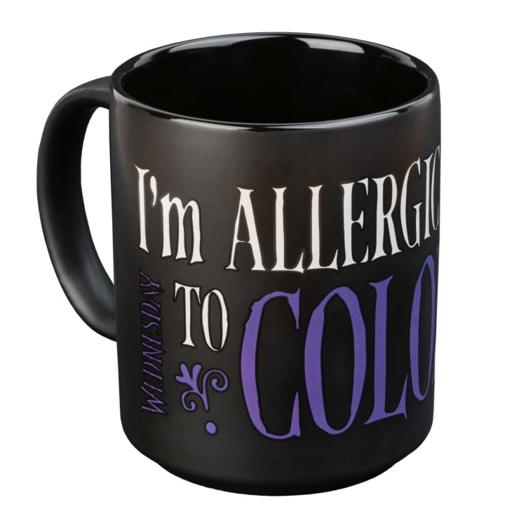 Wednesday I'm Allergic To Colour Mug