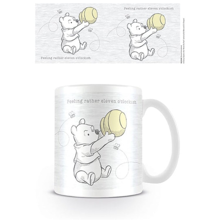 Winnie the Pooh Eleven O'Clockish White Mug 315ml