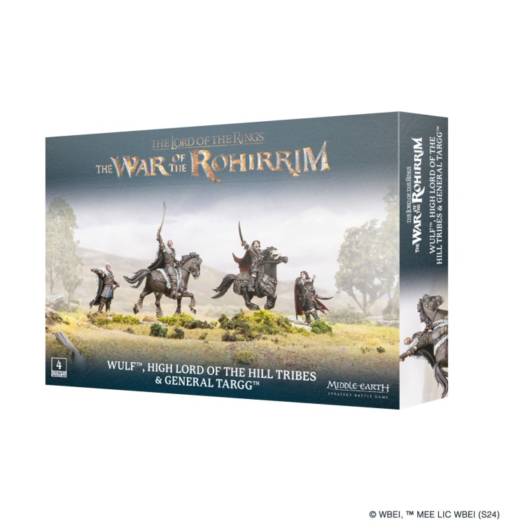 LOTR Middle Earth Wulf Lord On Hill Tribes & General Targg